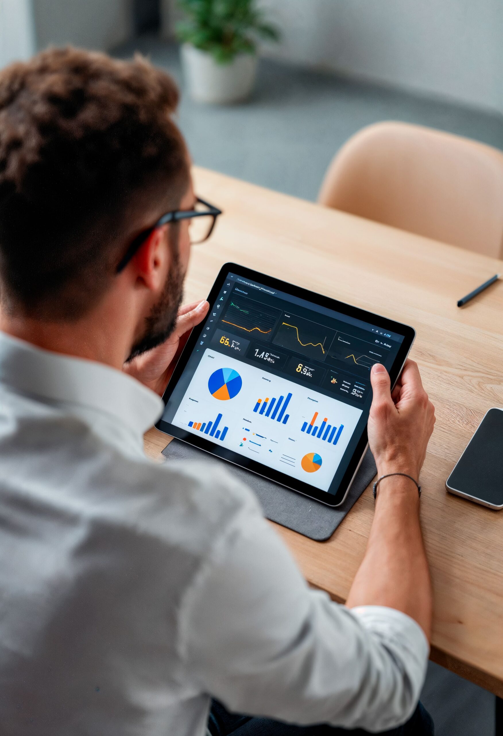 Especialistas analisando dados financeiros para BPO